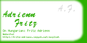 adrienn fritz business card